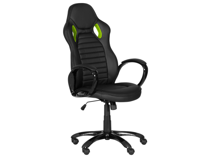 Офис стол Carmen 7502 (черно-зелен)